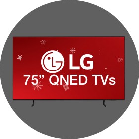 Big Savings 75 Inch LG QNED TVs